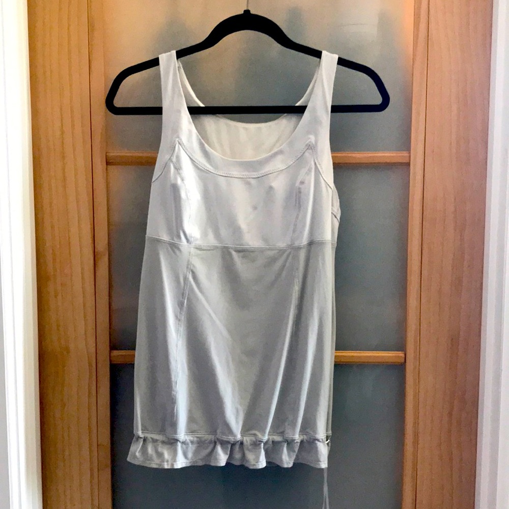 Lightweight lulu lemon grey/white active tank